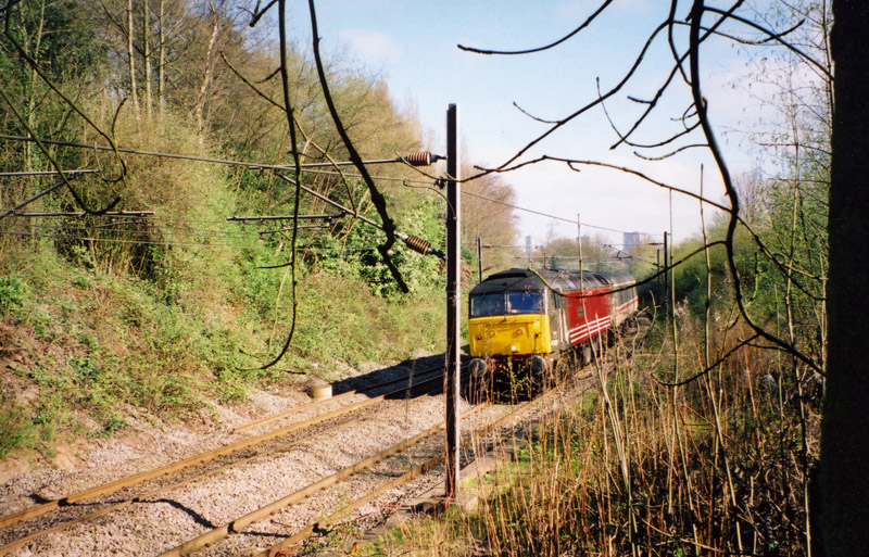47821 at the site of Somerset Road Station on 7/4/2002.