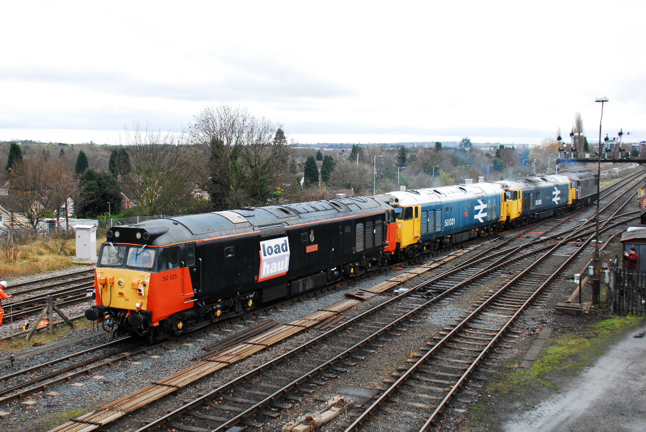Class 50s at Kidderminster