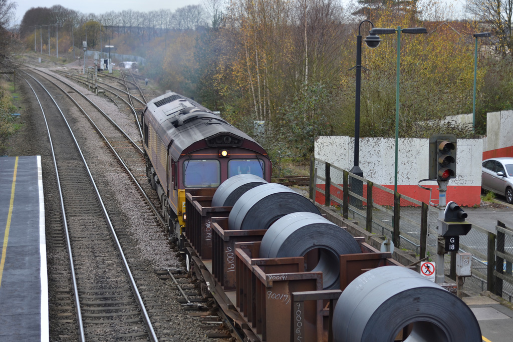 No.66055 banking at Bromsgrove