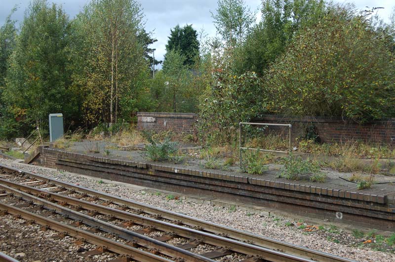 Old platform at Bromsgrove
