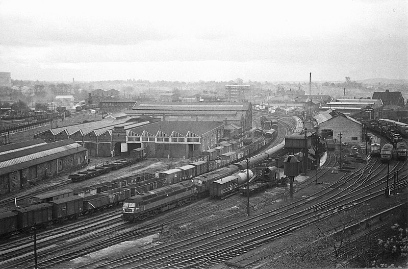 Worcester sheds rebuilding - 1966