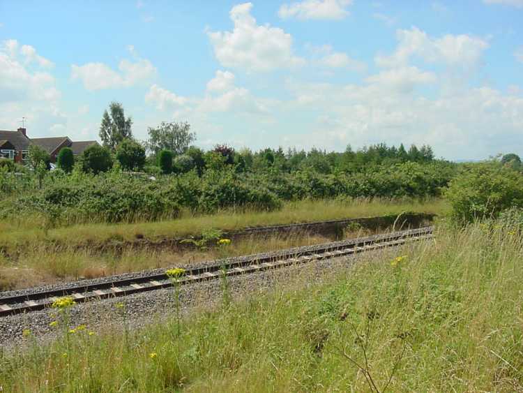 Remains of Fladbury Station
