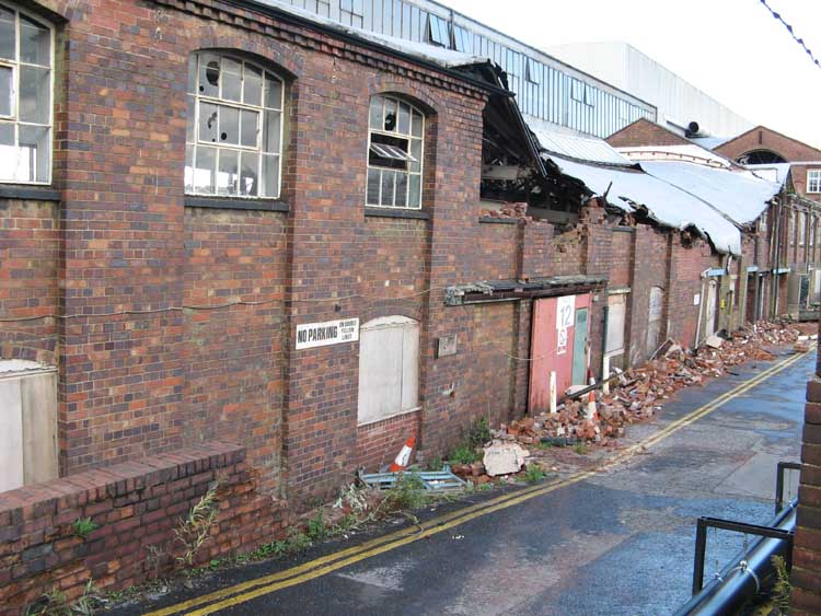 West Works being demolished