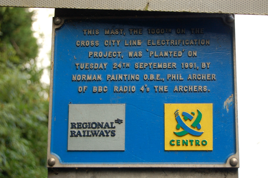 Sign at Redditch