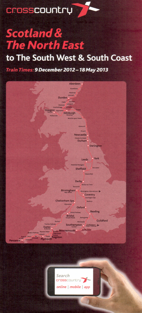 Cross Country Timetable